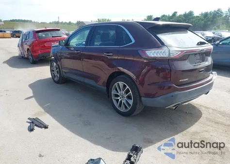 2017 Ford Edge Titanium from USA, damaged, VIN 2FMPK4K9XHBC66644